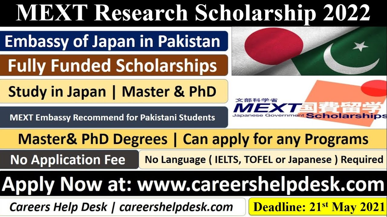 Prepare for the MEXT Japanese Government Fully Funded Scholarship