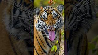 Pourquoi les tigres sont oranges ? #animal #nature #omg #animaux #tigre
