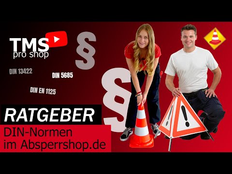 ? Ratgeber: DIN-Normen im Absperrshop.de