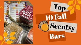 My Top 10 Fall Scentsy Bars