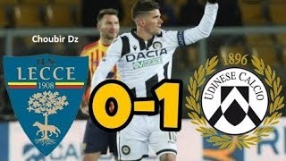 Lecce Vs Udinese 0-1  Serie A 06\/01\/2020