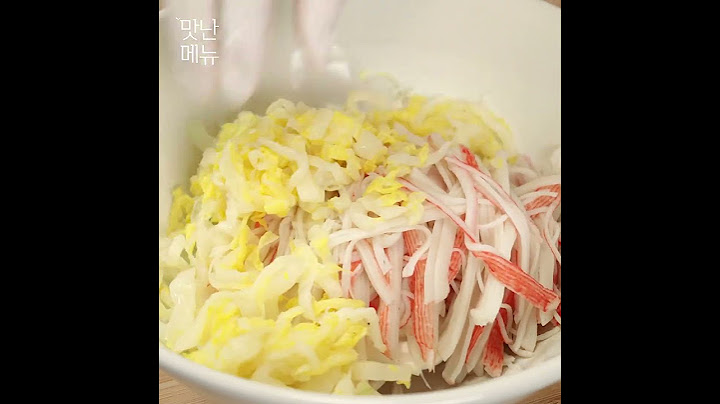Try making Korean cabbage and apples like this!#Shorts
