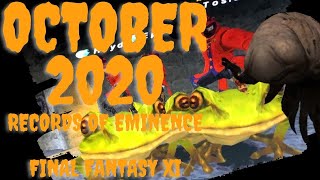 Final Fantasy XI Monthly Records of Eminence for October 2020