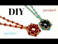 Beading tutorial. How to make pendants. Beaded jewelry