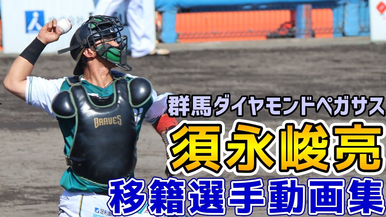 須永峻亮！群馬ダイヤモンドペガサス移籍動画集！元栃木ゴールデンブレーブス！