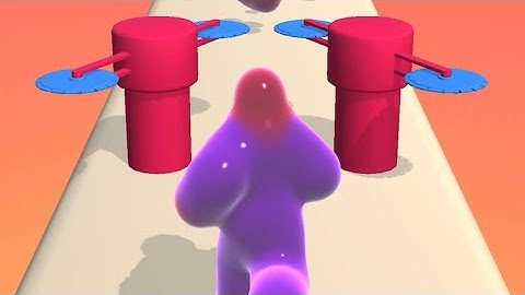 Blob Runner 3D ( Android / iOS ) Gameplay Level 1 - 4