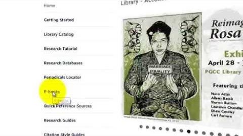 How to Access E-book Collections