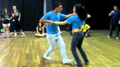 Dadinho & Janaina demo at Rio zouk congress 2012