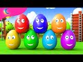Capture de la vidéo Surprise Eggs Kids Song | Bluloo Nursery Rhymes & Kids Songs