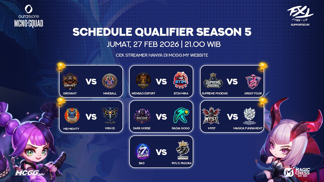 OURASTORE MCNC SQUAD S5 SUPPORTED BY FXL | QUALIFIER | BAD  VS RYU X PADUKA