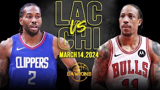 Los Angeles Clippers vs Chicago Bulls Full Game Highlights | March 14, 2024 | FreeDawkins