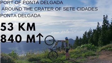 Bike adventures - around the crater of Sete Cidades. Azores