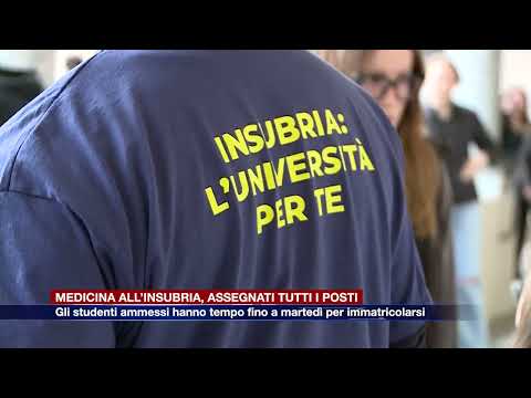 Video Etg - Medicina all’Insubria, assegnati tutti i posti