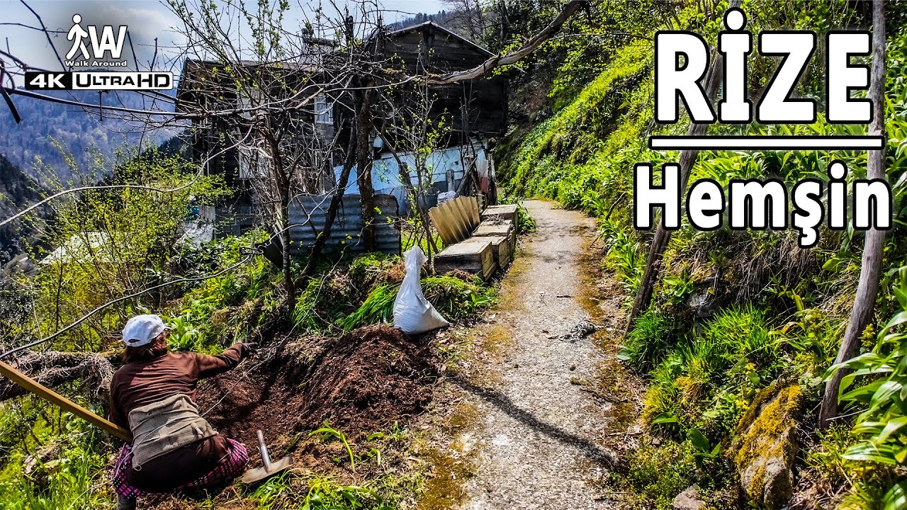 Köyde Huzurlu Yürüyüş | Peaceful 4K Walk in the Village