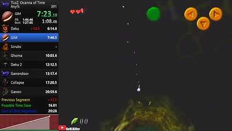 The Legend of Zelda: Ocarina of Time: Defeat Ganon No SRM Speedrun in 19:16.67
