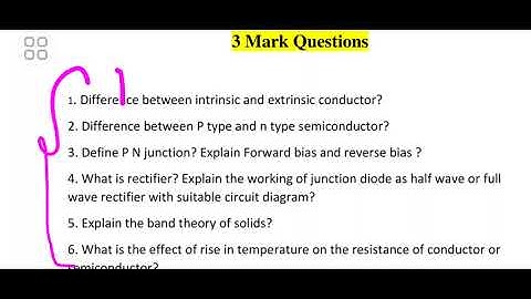 PSEB Class 12 Physics Unit 9 Electronic Devices Most Important Questions 2026 #pseb #class12physics 