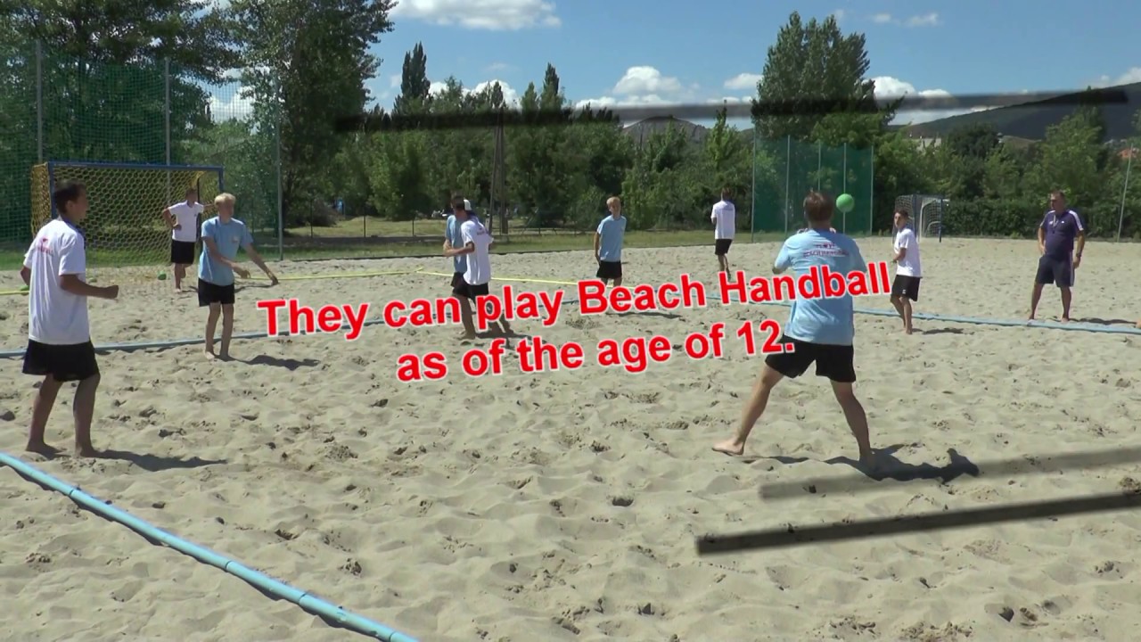 Beach handball younger ages