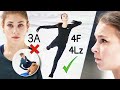 Anna lands her Quads,  Alena attempting 3A (falls), Wakaba Triple Axel ! - IDF 2021 Practice