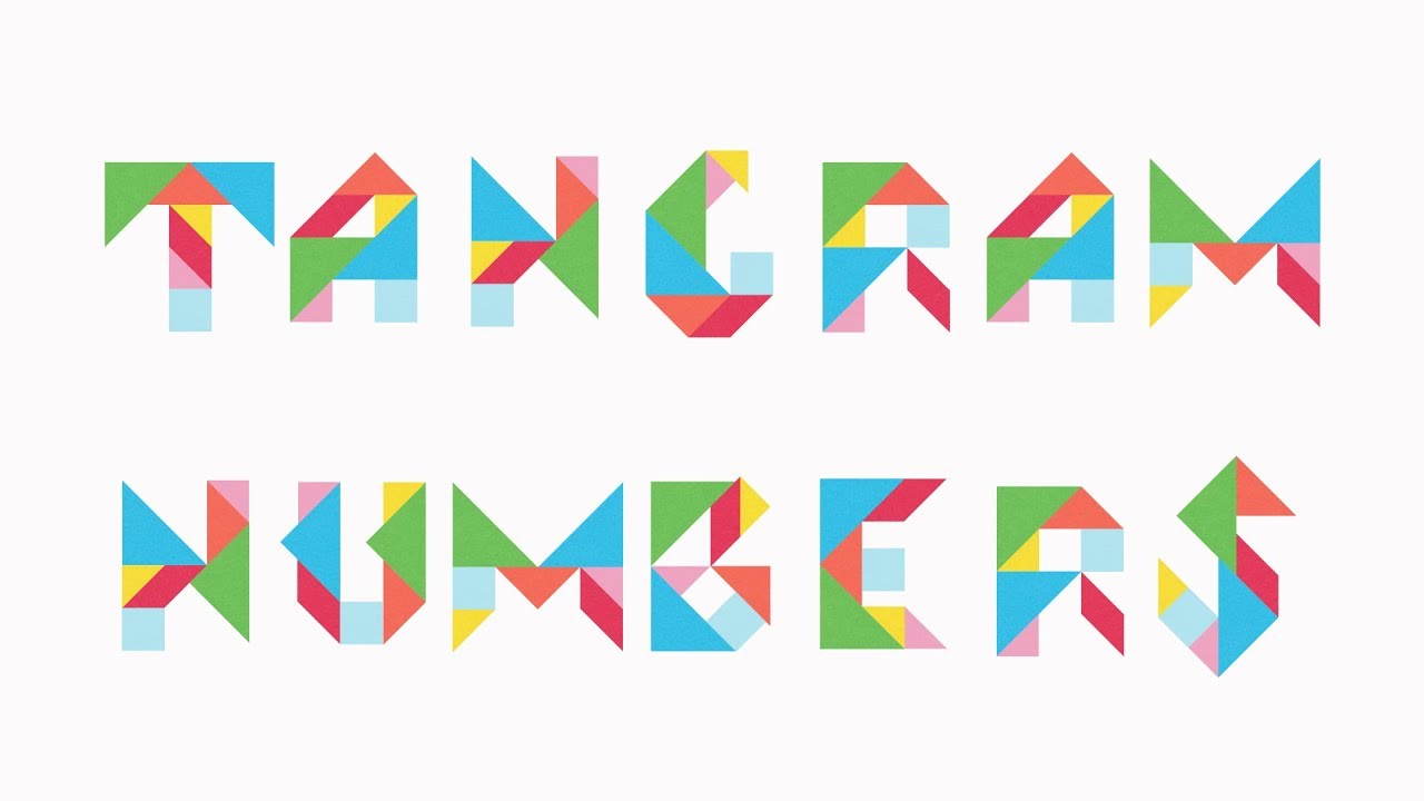 Tangram Numbers for Kids - Learn to Count With Colourful Tangram Puzzle ...