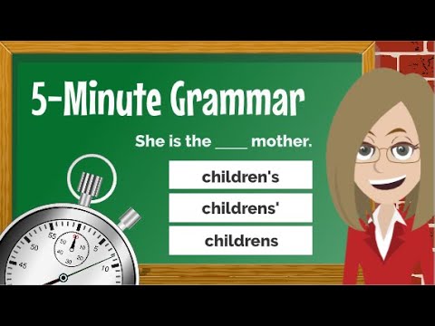 Possessive S - English Grammar Lesson + MINI QUIZ