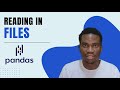 Reading In Files in Pandas | Python Pandas Tutorials