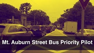 Mt. Auburn Street Bus Priority Pilot screenshot 5