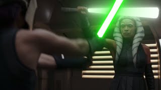 Ahsoka Vs Sabine but with real lightsabers...