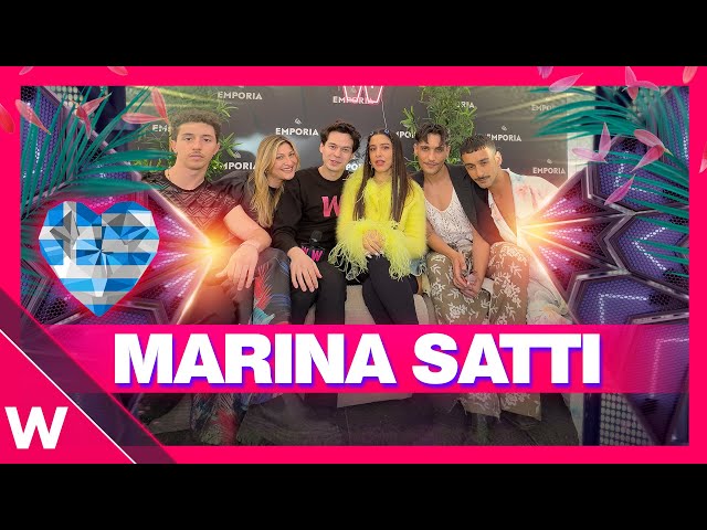 🇬🇷 Marina Satti (Greece Eurovision 2024) | Emporia Lounge Interview in Malmö
