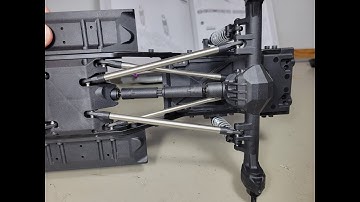 VS410 Phoenix Portal - Drive shafts -  Links and mounting the axles