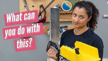 How to use a Miter Box - Cut Wood without a power saw!