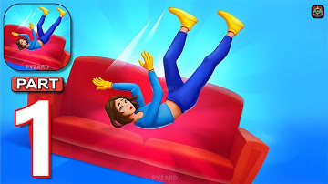 Home Flip: Crazy Jump Master - Gameplay Walkthrough Part 1 - Ragdoll Flip Bed Master (Android, iOS)