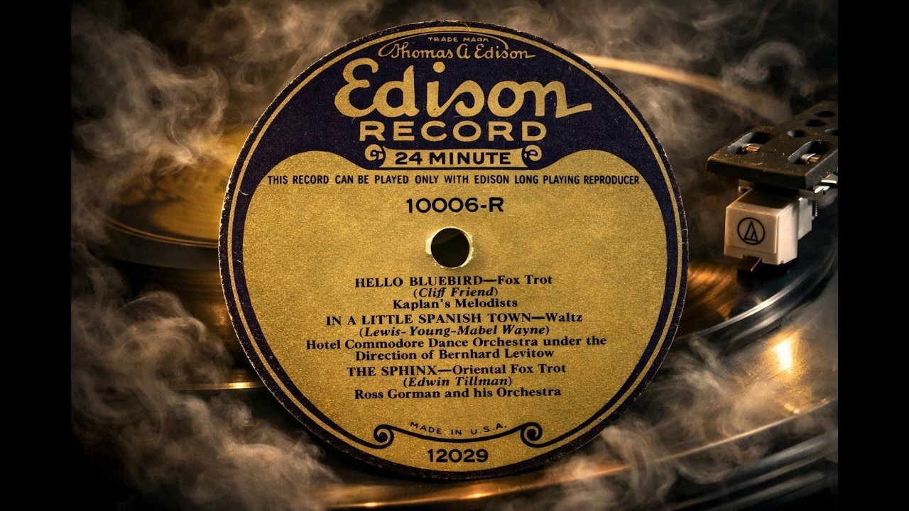 12 Minutes @ 80 rpm: The Edison Long-Playing Dance Record 10006-R Side 1 of 2 [1927]