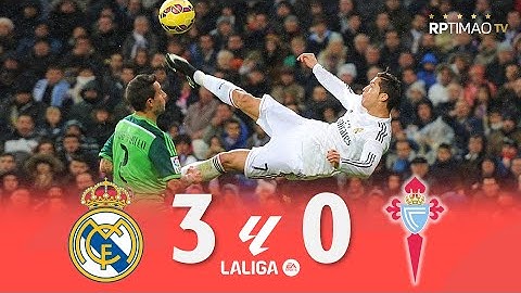 Real Madrid 3 x 0 Celta de Vigo (Hat-Trick de C. Ronaldo) ● La Liga 14/15 Resumen y Goles ᴴᴰ