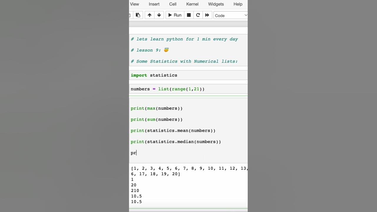 1 minute python| learn 1 minute python every day| lesson 9 - YouTube