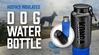 KONG H2O4K9 Insulated Dog Water Bottle & Travel Bowl