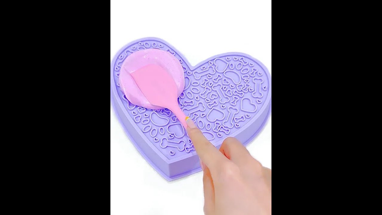 Dogs' grape taro with fried yogurt and yogurt ice cream! 🍇#immersive experience #pet meal.