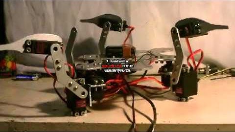ssc-32 hexapod . the first sequence.