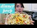 DINNER PREP RECIPE | CHICKEN TORTELLINI SALAD | MEAL PREP WITH ME