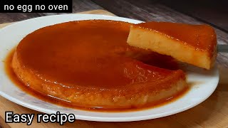 Caramel Custard | Eggless Caramel Bread Pudding | Bread Pudding Recipe | Eggless Pudding