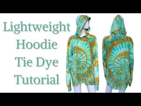 Tie-Dye Designs: Lightweight Summertime Hoodie Assembly Line