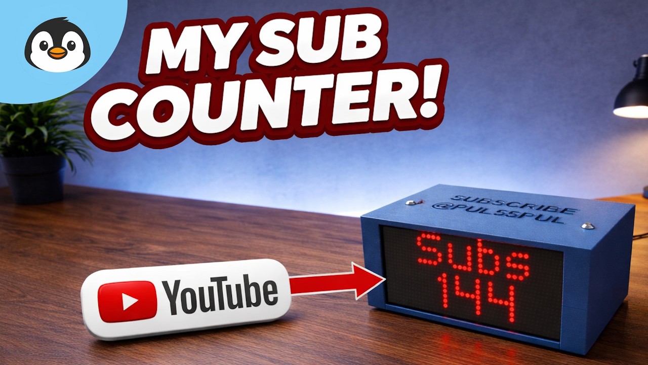 I Built My Own Subscriber Counter 🤯 (3D Print + PCB) | Project 7 - YouTube