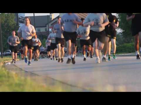Paratroopers Fort Bragg,  Morning Running