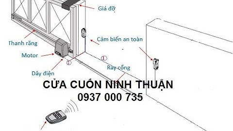 HƯỚNG DẪN CÁCH LẮP ĐẶT MÔ TƠ CỬA CỔNG TRƯỢT TỰ ĐỘNG TP HCM