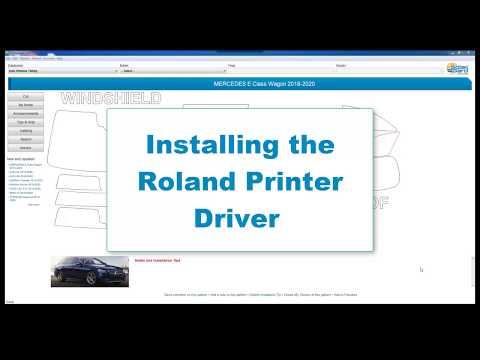 ComputerCut Setup: Installing the Roland Printer Driver