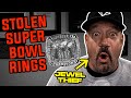INCREDIBLE THEFT - Super Bowl XLII Rings STOLEN!  Now that's a Jewel Thief