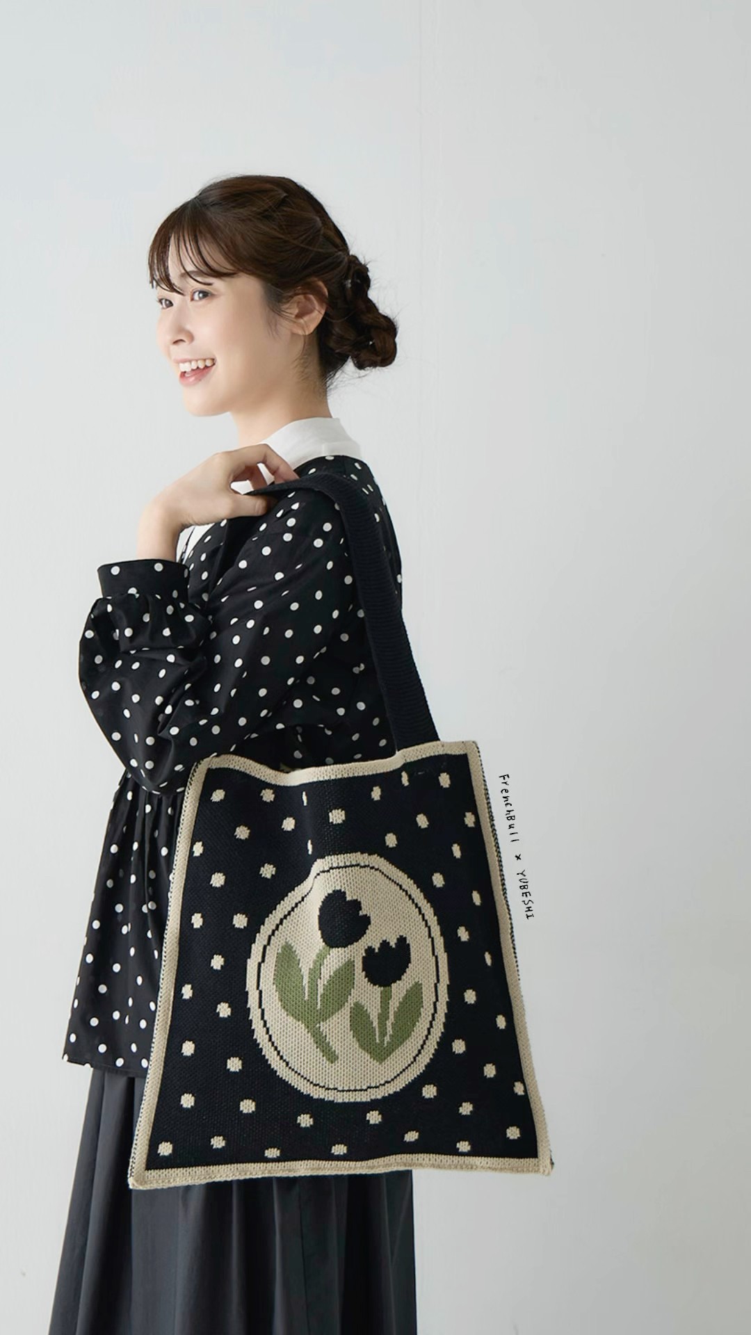 嬉しいお知らせ🌷】可愛すぎるFrenchBull×YUBESHI コラボのニット