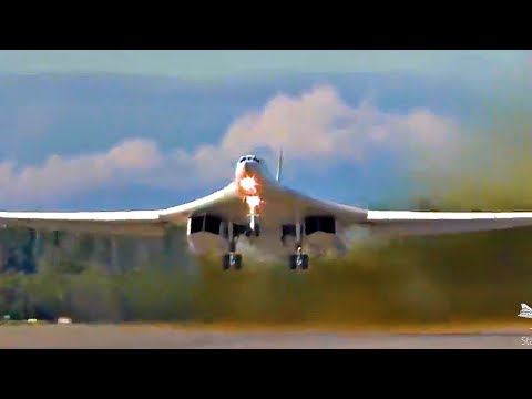 Ту-160 Мощнейший эпический взлёт на всех форсажах