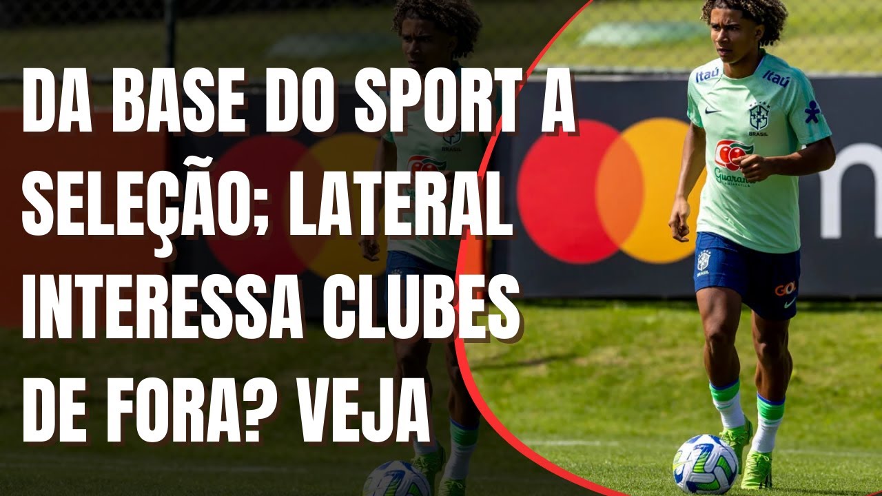 Destaque da base do Sport, Pedro Lima é convocado para a Copa do