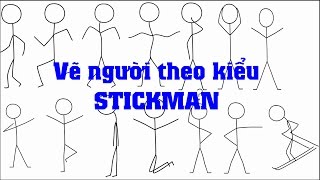 Vẽ Người Theo Kiểu Stickman Phần 2 - How To Draw A Stickman - Youtube