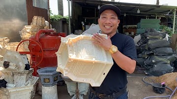 Giá Đã Rẻ Lại Có Phúc Lộc Thọ - Bộ Khuôn Lục Giác ABS 38 Việt Nam - Khuôn Chậu Cảnh Công CNC